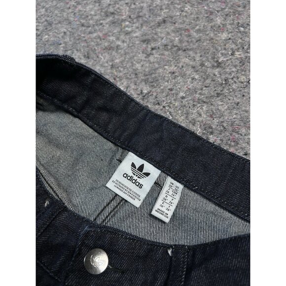 ADIDAS  Denim Mini Skirt Indigo Denim Size XS JJ347 - Picture 4 of 6